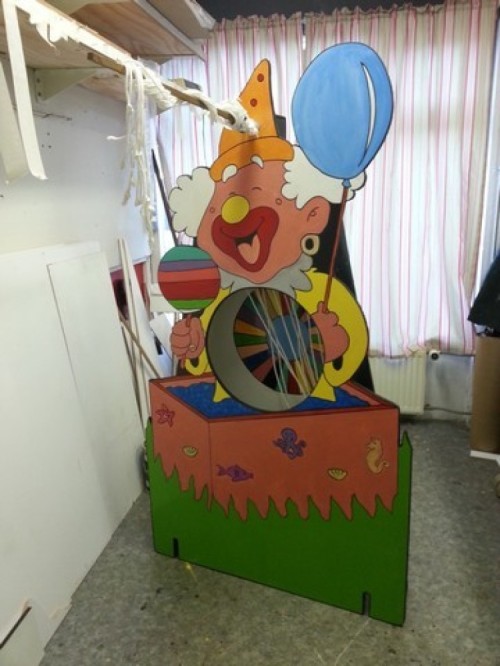 Touwtje trekken - clown